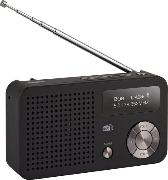 Imperial Dabman i160 - DAB Radio - 10W luidspreker - Zwart - Radio's