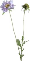 Viv! Home Luxuries Scabiosa - zijden bloem - paars - 71cm