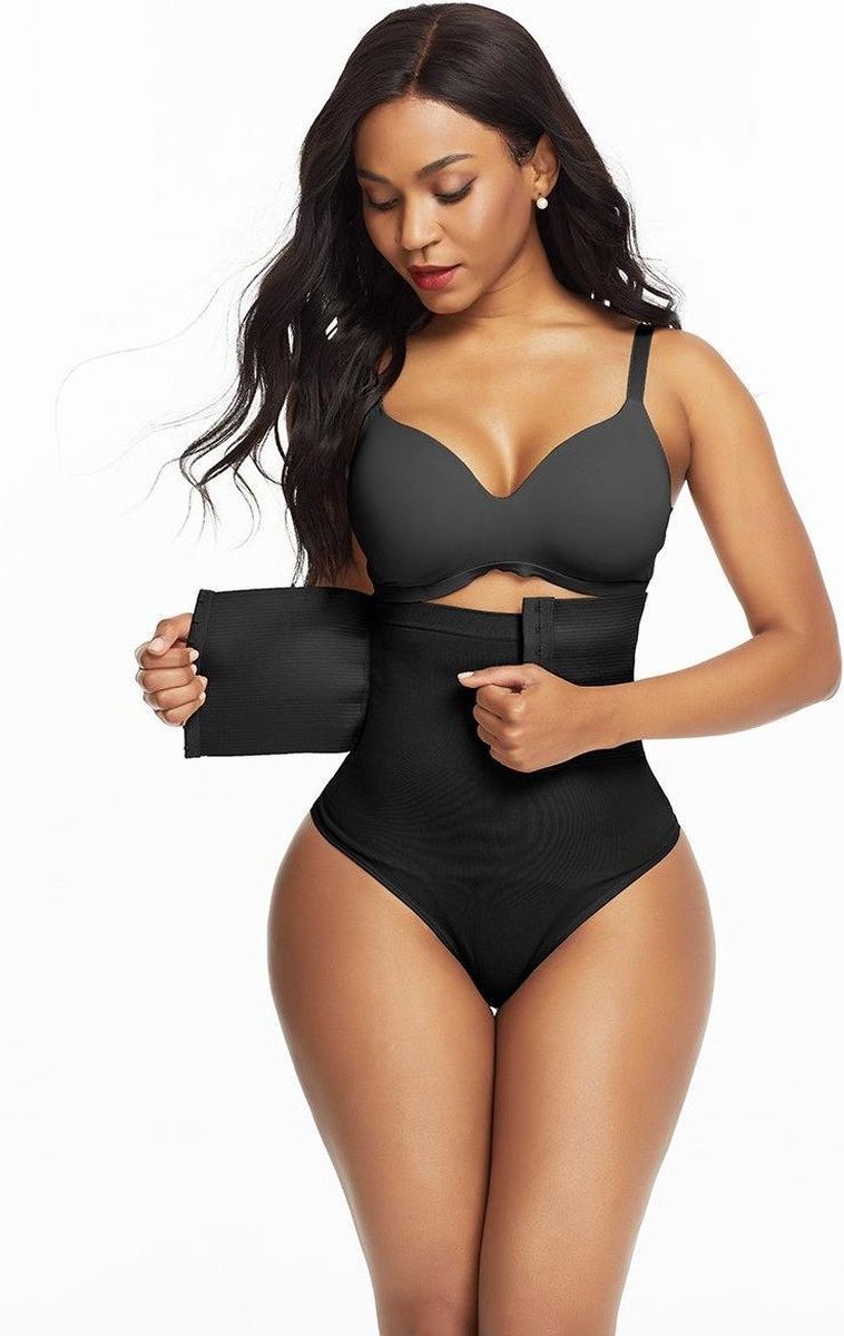 Bella Fit™ Jamila - shapewear corrigerend ondergoed M-L / Zwart