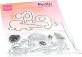 Marianne Design Eline's Clear stamps - animals Reptielen