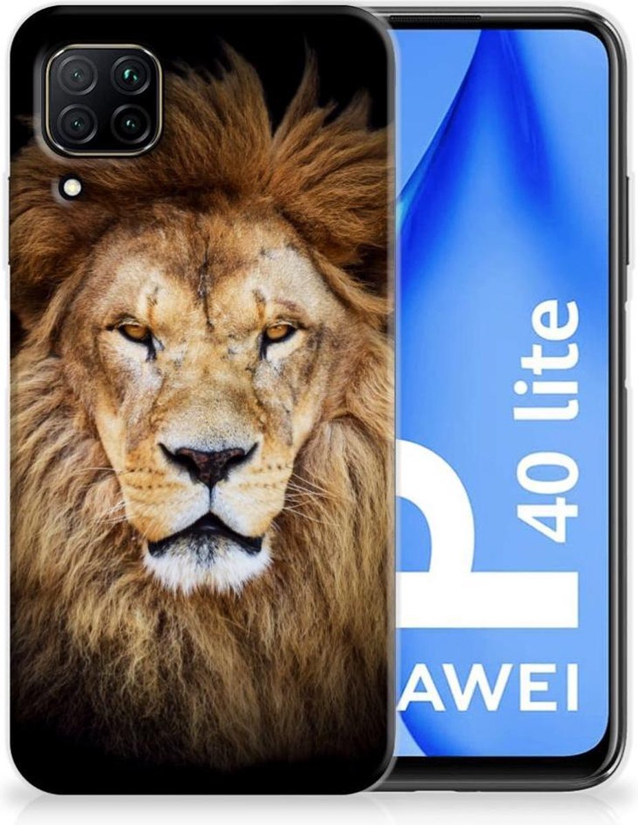 Huawei P40 Lite TPU Hoesje Leeuw