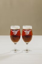 Just Slate Company Bierglazen 2x Schotse Hooglander - Glas - With love from Scotland