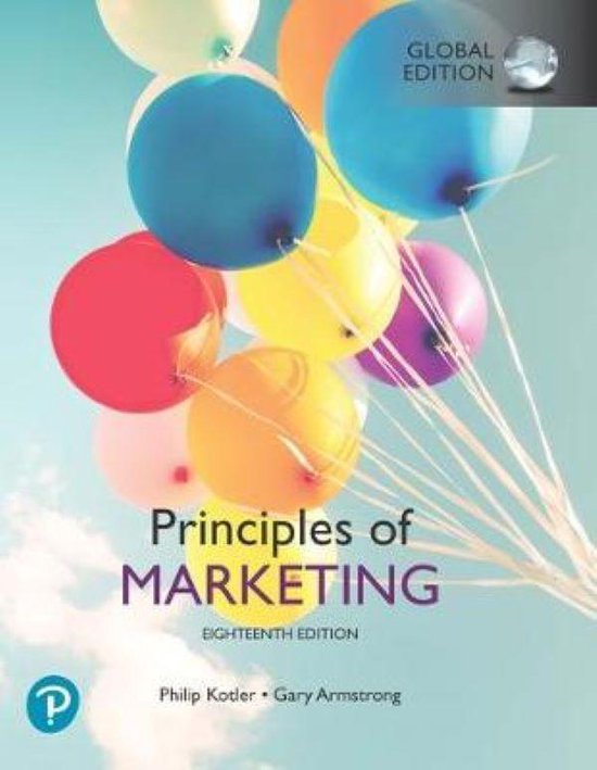 Test Bank For Principles of Marketing, 18th Edition by Gary T. Armstrong, Philip Kotler Chapter 1-20.