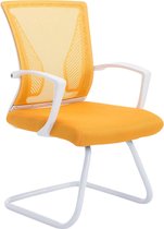 CLP Bonnie Bezoekersstoel - Stof geel wit