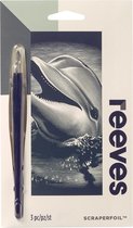 Krasfolie Dolfijn Mini - Zilverfolie - Reeves