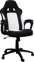 LC-Power - E-Sports - Game stoel - Ergonomisch - Bureaustoel - Verstelbaar - Racing - Gaming Chair - Zwart / Wit
