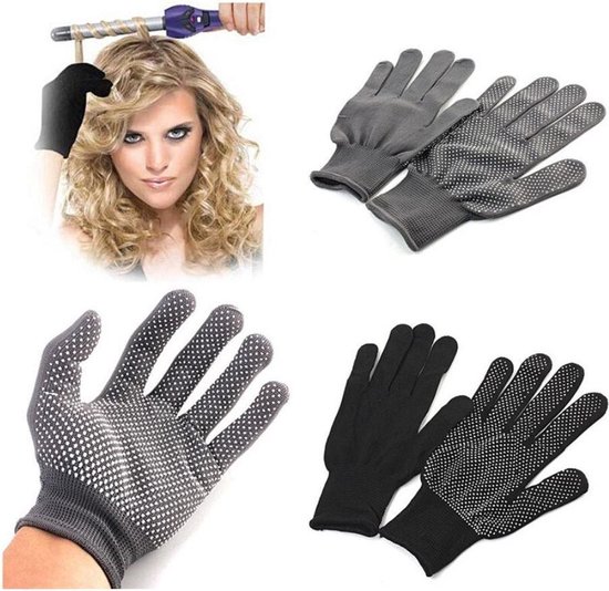 Krultang Handschoenen - Warmte Handschoen voor stijltang - Styling  Haaraccessoires -... | bol.com