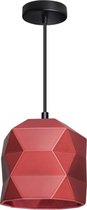 No.45 Hanglamp TRIGAMI wijnrood by Sabine van der Ham