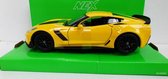 Chevrolet Corvette Z06 Coupe 2017 Geel 1-24 Welly