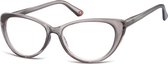 Montana Eyewear MR64F Leesbril Vlindermontuur +1.50 - Glanzend Grijs