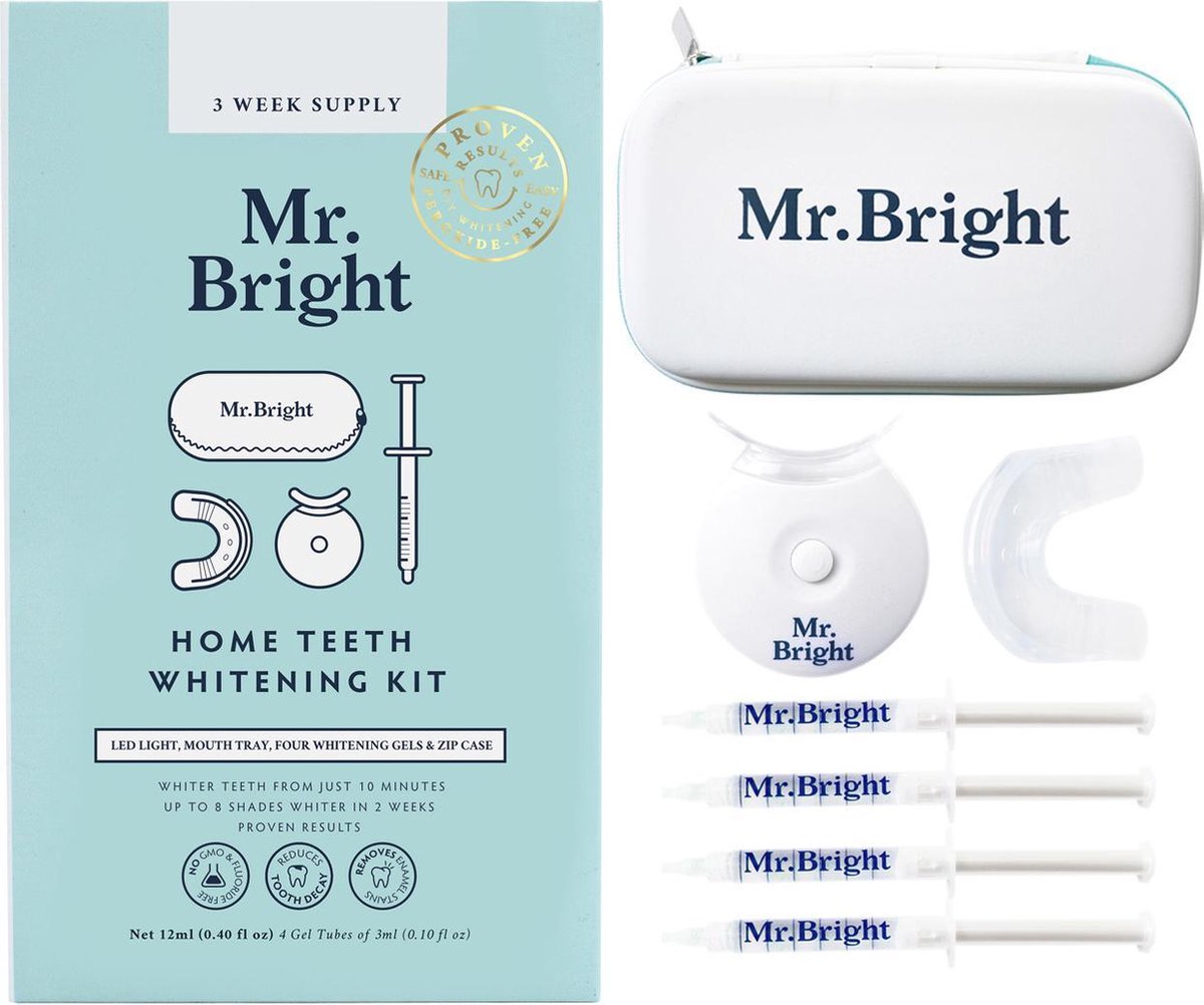 Mr. Bright – LED Light Whitening Kit – 3 à 4 Weken Pack | bol.com