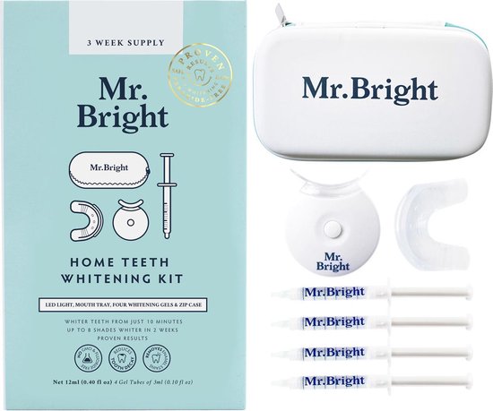 Mr. Bright – LED Light Whitening Kit – 3 à 4 Weken Pack | bol.com