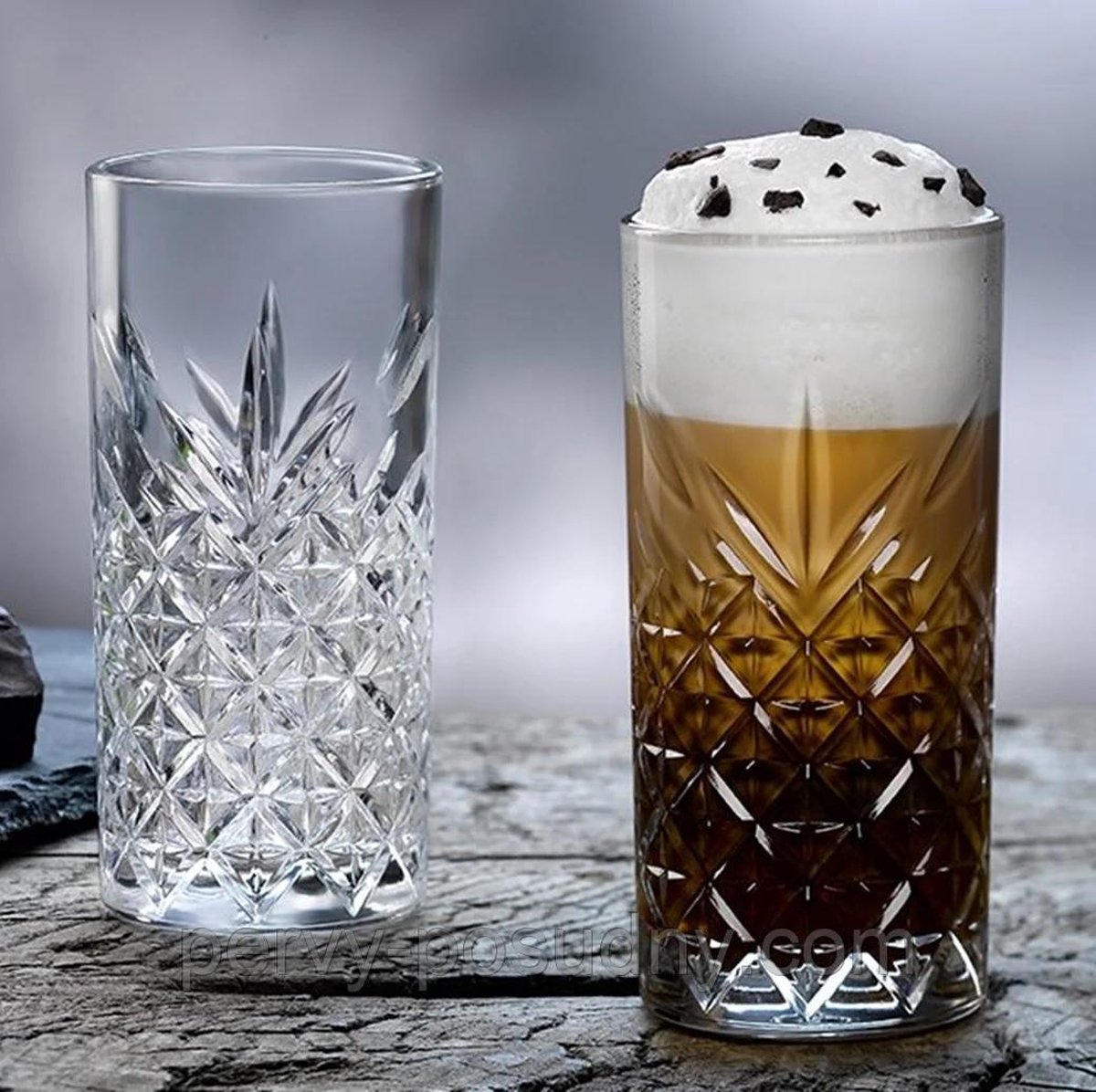 Timeless - Longdrinkglazen - 365 ml - Set van 4