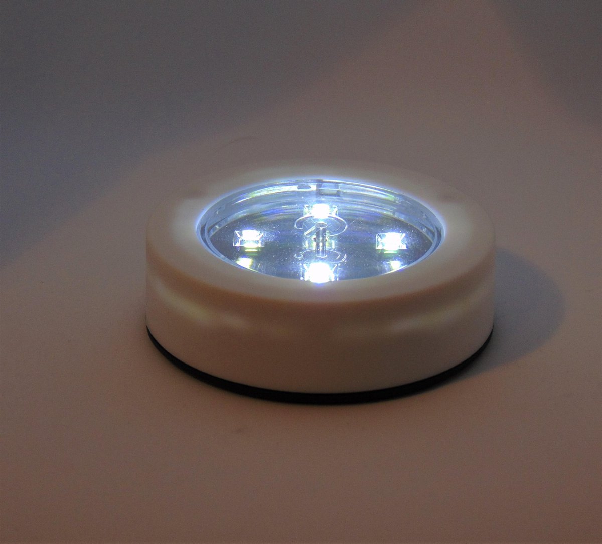 LED push light set 3 stuks- Druk LED lamp - Kleur: wit - Led druk lamp -  Led spotjes -... | bol.com