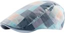Flat Cap Multicolor Misty Blue - Duckbill - Trendy Platte Pet
