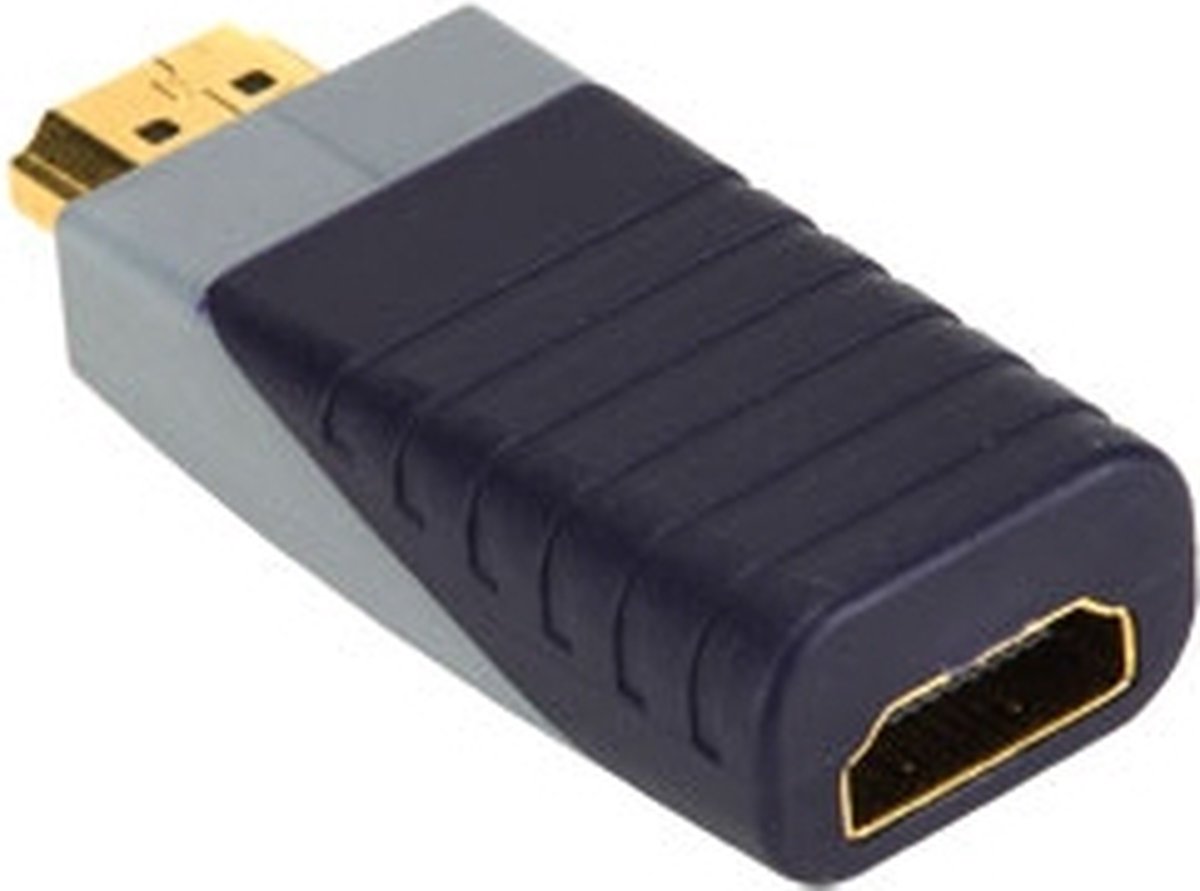Bandridge SVP2001 tussenstuk voor kabels 1x HDMI Zwart, Grijs