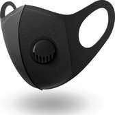 Zwart gezichtsmasker met filter – Ski masker – Fitnessmasker – Facemask – Trainingsmasker – Anti pollen – Anti stof - Zuurstofmasker
