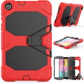 Case2go - Tablet hoes geschikt voor Samsung Galaxy Tab A 8.0 (2019) - Extreme Armor Case - Rood