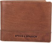 Spikes & Sparrow Heren portemonnee Bronco Leer - cognac