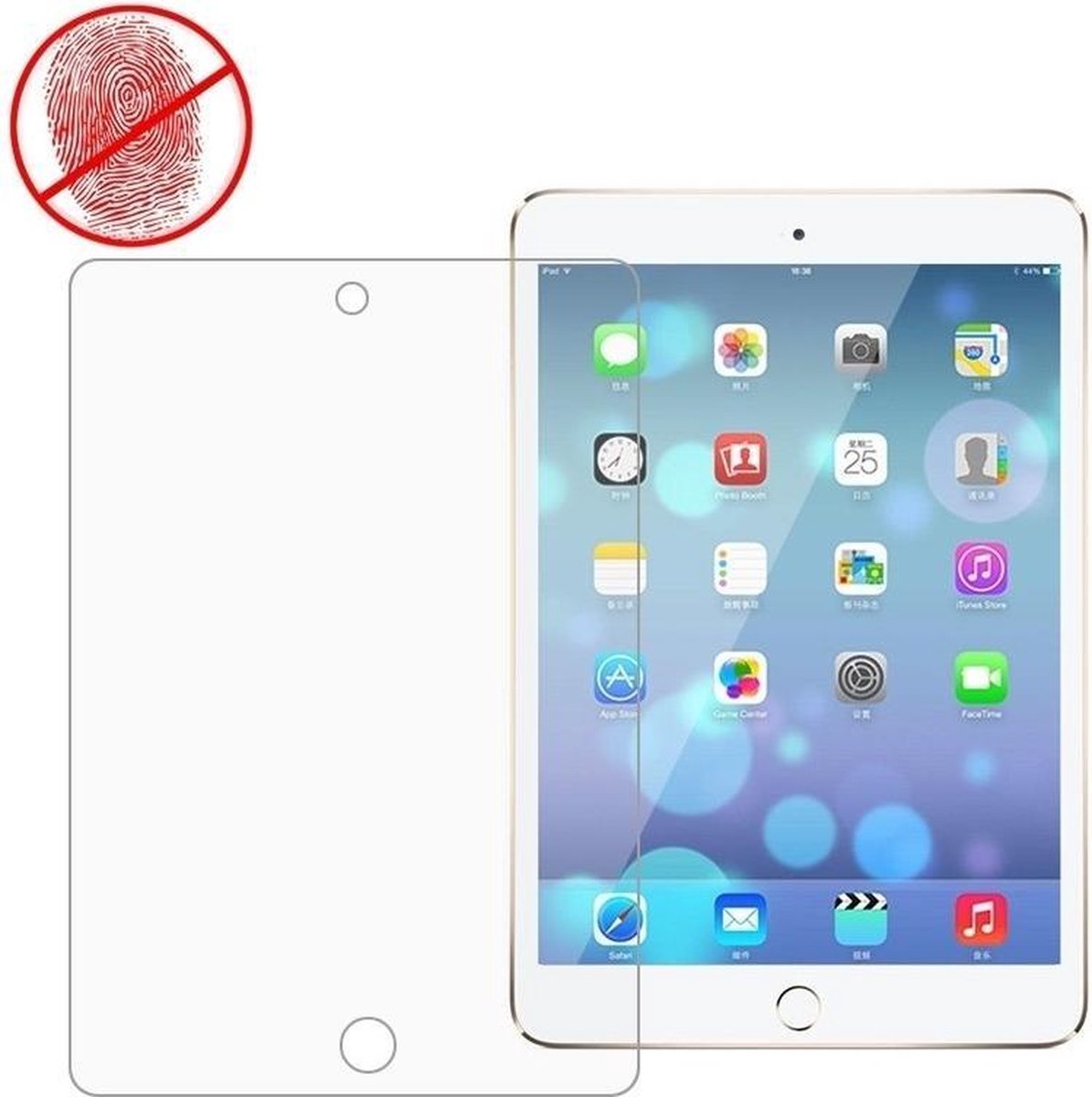 ANTI-GLARE Screenprotector Bescherm-Folie geschikt voor iPad Mini 4 of Mini 5