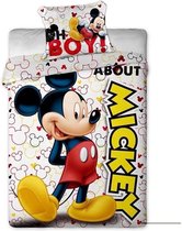 Disney Mickey Mouse About - Dekbedovertrek - Eenpersoons - 140 x 200 cm - Multi