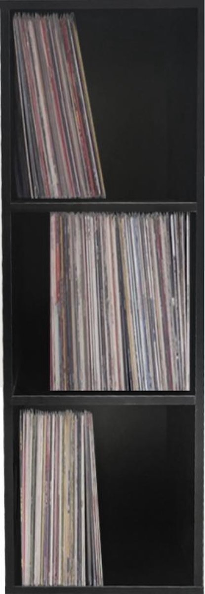 VDD Meuble de rangement vinyle Lp records - rangement disques vinyles lp -  bibliothèque - 3 compartiment : : Cuisine et Maison