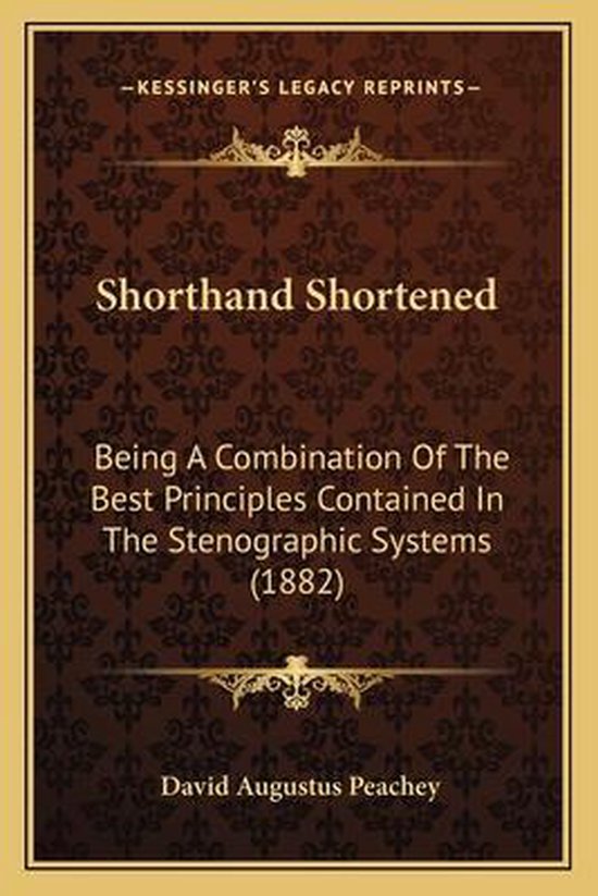 Shorthand Shortened - cover