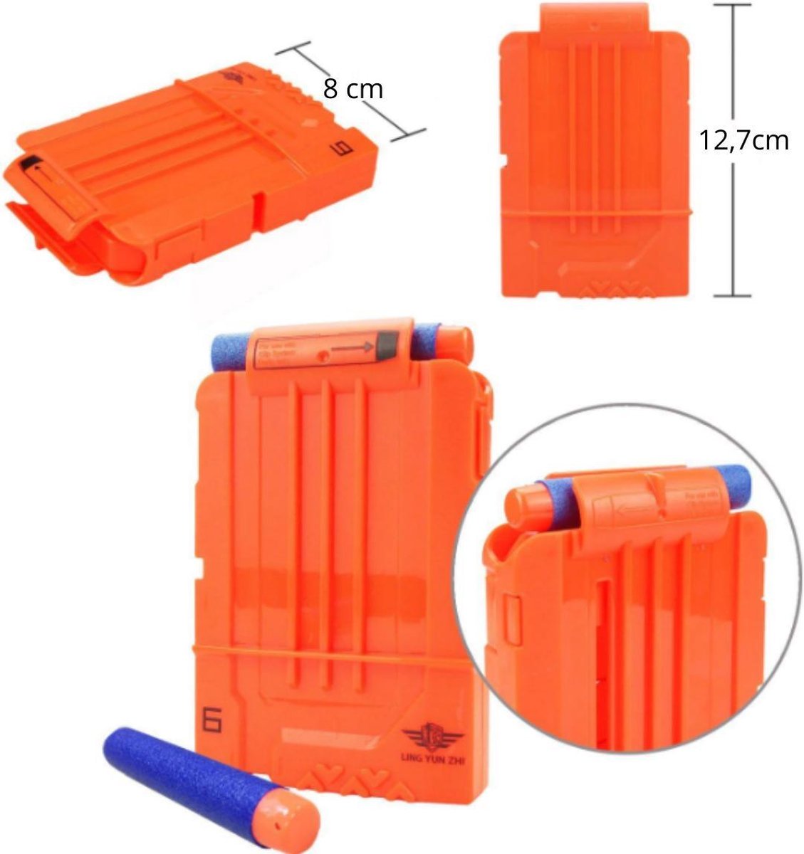 VAIVE Tactical vest geschikt voor Nerf - Inclusief pijltjes & magazijn voor guns — afbeelding 4