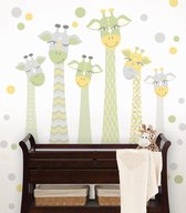 Sticker mural girafes