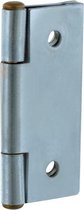 Starx scharnier smal model, met vaste pen, verzinkt 40 x 32 mm (4 stuks)
