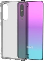 Schokbestendige transparante TPU zachte hoes voor Huawei P30 (grijs)