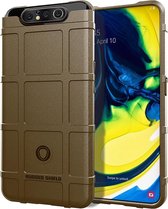 Voor Galaxy A80 Volledige dekking schokbestendige TPU Case (bruin)