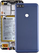 Achterklep met zijtoetsen voor Huawei Honor Play 7C (blauw)