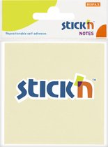 Stick'n sticky notes blister - 76x76mm, 3x pastel geel/roze/blauw, 50 memoblaadjes