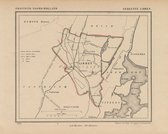 Historische kaart, plattegrond van gemeente Limmen in Noord Holland uit 1867 door Kuyper van Kaartcadeau.com