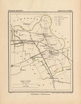 Historische kaart, plattegrond van gemeente Zuidhorn in Groningen uit 1867 door Kuyper van Kaartcadeau.com