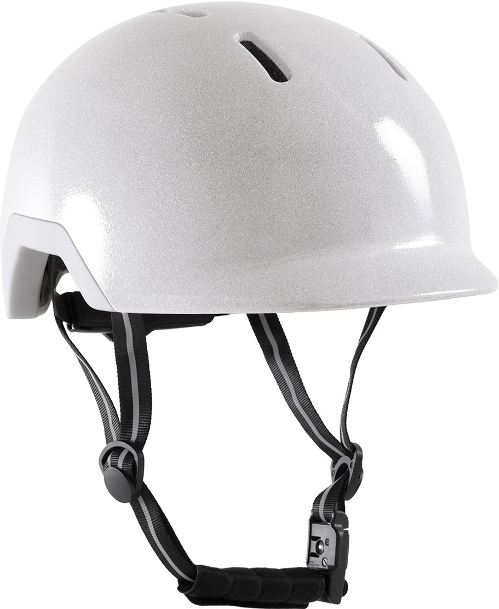 Swivvle® 360° Reflecterende Fietshelm - Model Sirius 2.0 - licht Grijs - Ivory White - Maat M 55 - 58 cm - Geschikt voor Elektrische Fiets en Speed Pedelec - Mips Systeem