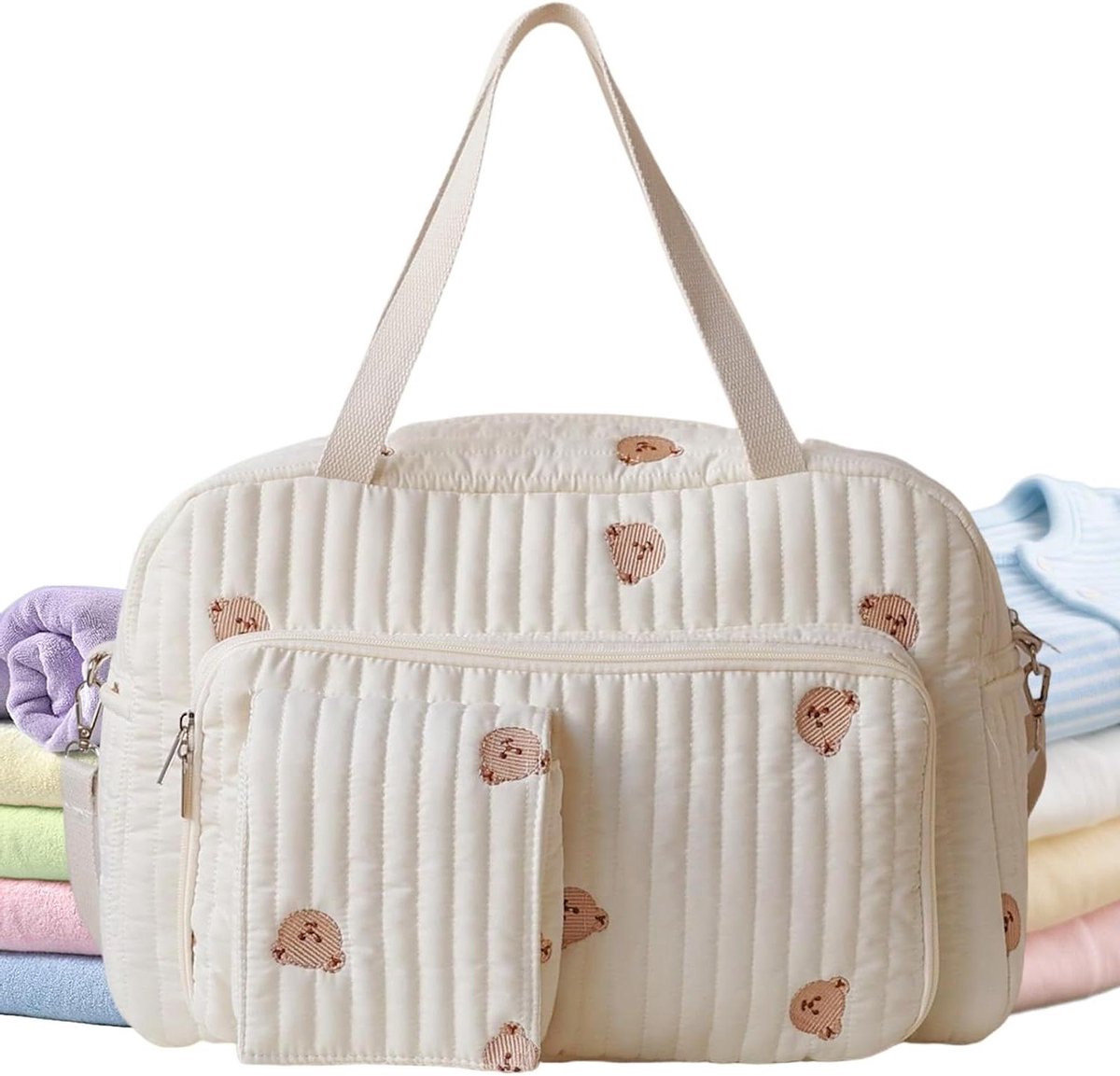 Luiertas - Reistas Toilettas - Dagelijks Gebruik - Meerdere Vakken - 42 x 16 x 28 cm - Uniek