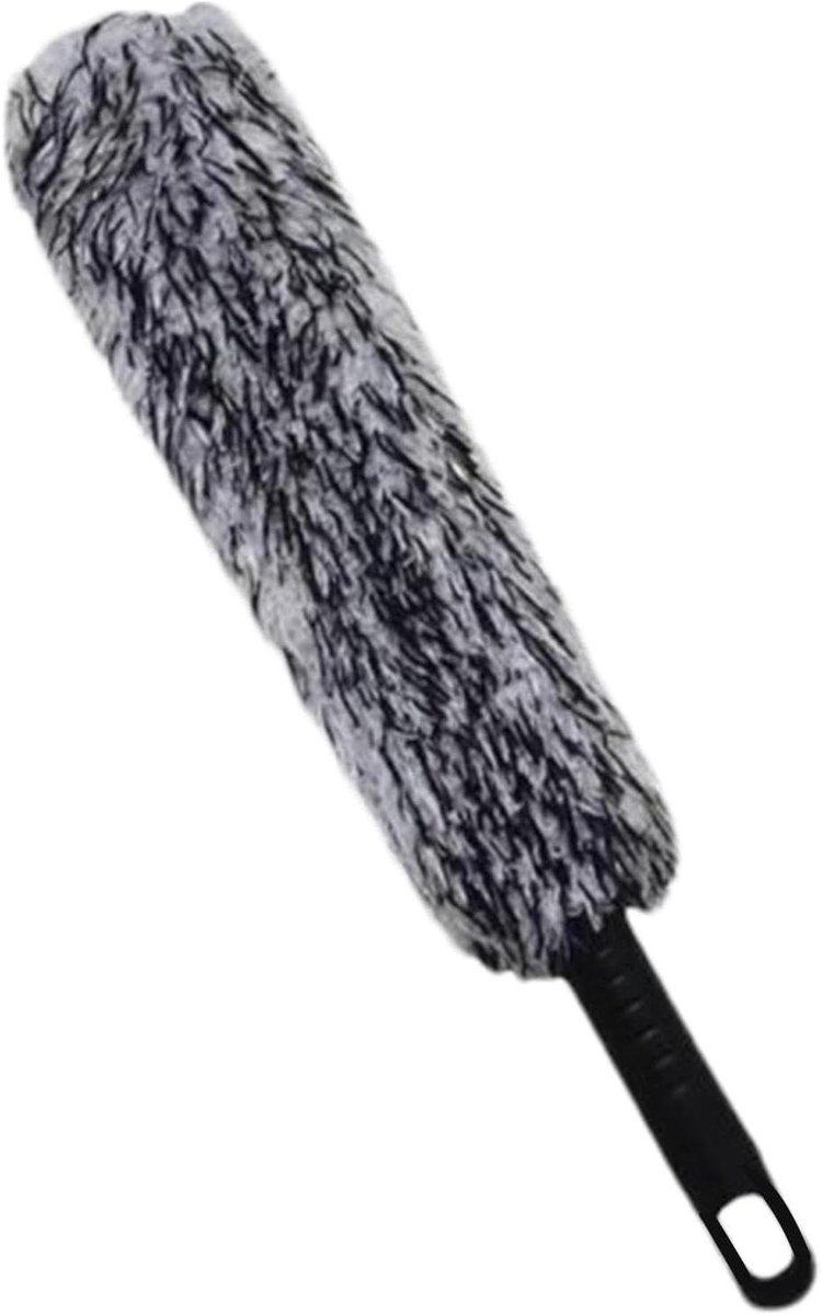 Wielreinigingsborstel - Velgenborstel - Auto Poetsen - Zachte Microvezel - 41 cm - Zwart