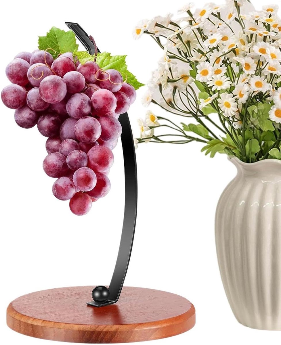 Fruit Hanger - Keuken Organizer - Aanrecht Opbergen - Afneembare Mand - 27 x 18 cm - Metaal