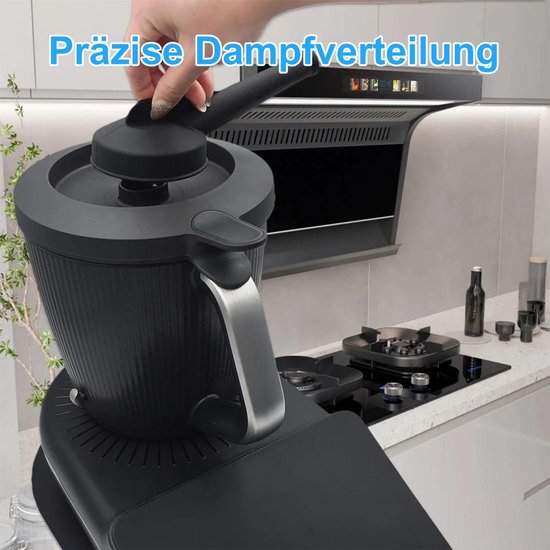 Siliconen stoomafvoerslang Geschikt voor Thermomix TM7, hittebestendig, voert stoom veilig af en is Geschikt voor andere kookaccessoires. Accessoire voor keukenapparatuur. van Merkloos — afbeelding 2