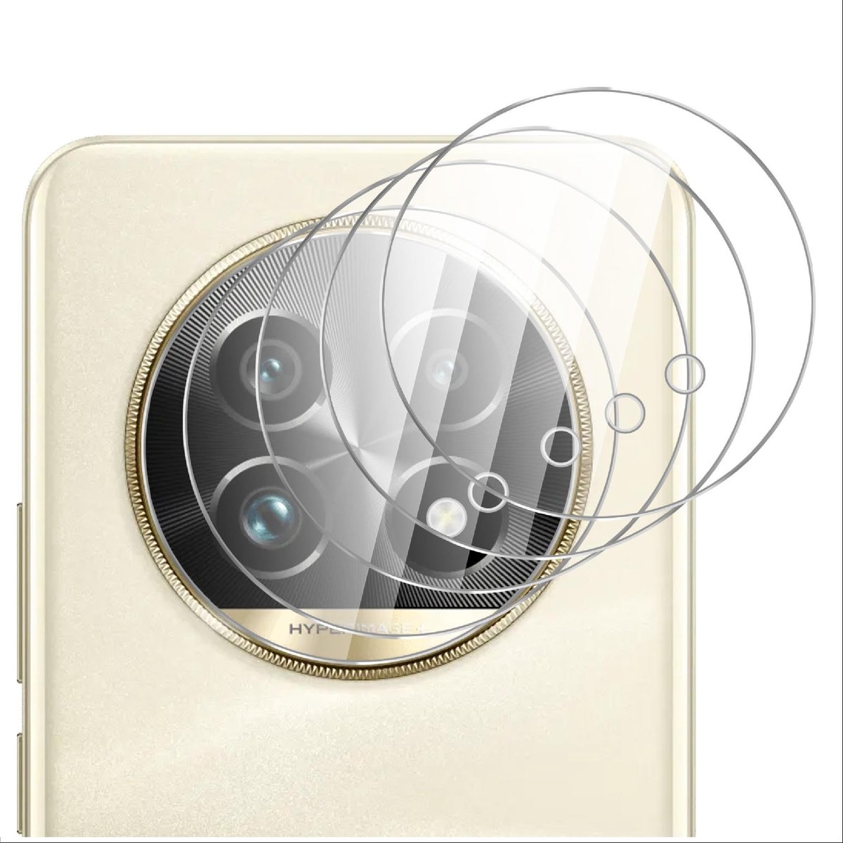 Cosensi - Dailygoody - Ultradunne cameralensbeschermer - HD gehard glas - Ideaal voor bescherming - Geschikt voor Realme 13 Pro/13 Pro Plus - Lensbeveiliging - ...
