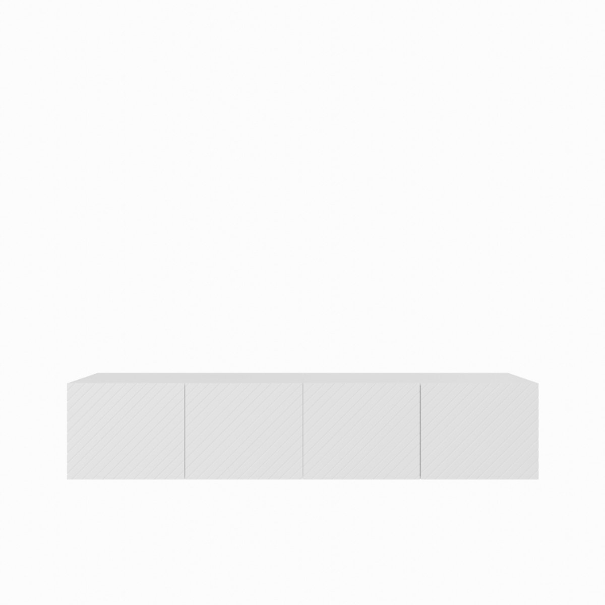 TV-kast Nicole 200 (2x100) cm (wit + wit)