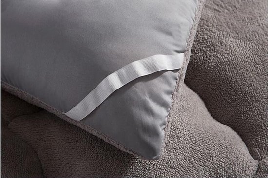 Japanse Vloermatras - Dikke Futon - Comfortabel Slapen - Ergonomisch Ontwerp - 200x220cm - Grijs — afbeelding 3