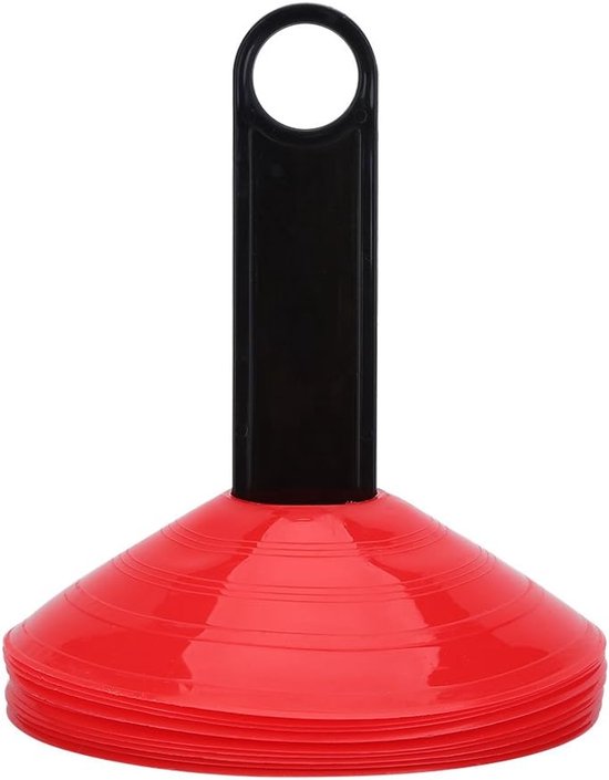 Trainingskegels Set - Markeer schijven - Sporttraining Verbeteren - Flexibel PE Materiaal - 10 Stuks - Multicolor — afbeelding 3