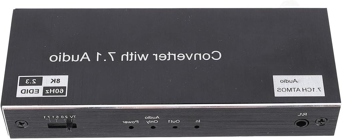HDMI Splitter - Beeldsplitter - Scherm Delen - 8K 60Hz Ondersteuning - 40Gbps - Zwart