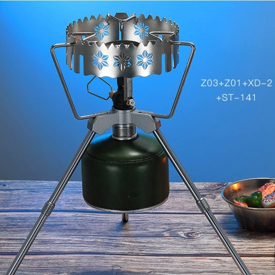 Campingfornuis Adapter - Propaan Interface - Buiten Koken - Corrosiebestendig Materiaal - Compact Formaat - Zilver van Campingfornuis — afbeelding 4