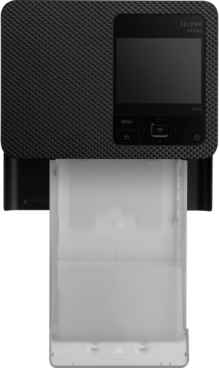 Canon Printer Selphy CP1500 - Mobiele Fotoprinter - Inclusief 54 vel Fotopapier - Zwart — afbeelding 5