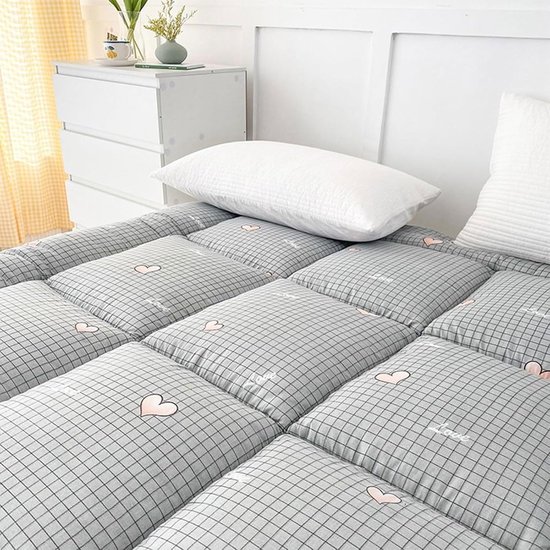 Tatami Matras - Vloermatras Dikker - Comfortabel Slapen - Ademend & Antislip - 180x200 cm - Effengekleurd — afbeelding 2