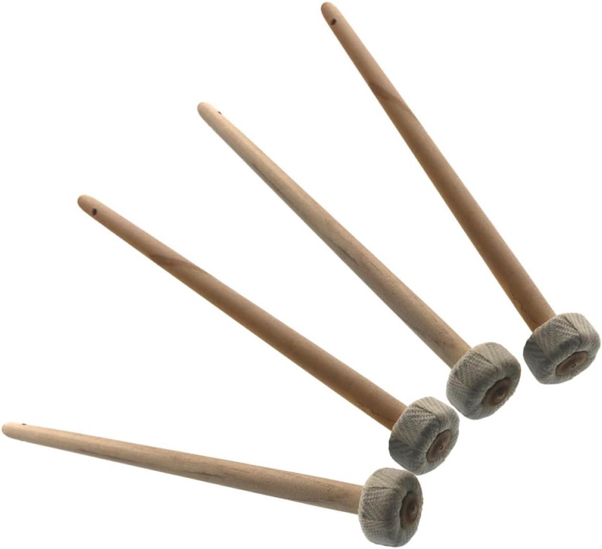 Gong en drumstokken - Percussie mallets - Muziek maken - Ergonomisch ontwerp - 4 stuks - Multi